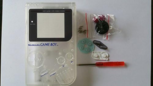 Нов калъф във формата на миди с пълен корпус на конзолата Nintendo Gameboy Classic 1989 GB DMG прозрачен