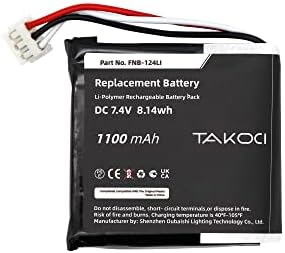 Преносимото батерия TAKOCI за стандартен Horizon HX150 FNB-124LI 1100 mah/7,4 В