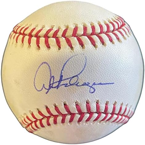 Алекс Родригес с автограф в Мейджър лийг бейзбол (JSA) - Бейзболни топки с автографи