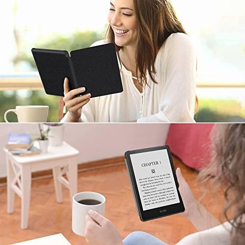 2021 Нов Магнитен умен калъф Kindle Paperwhite Slim Case за Kindle Paperwhite 5 11Th Генерал Signature Edition (небето-синьо),