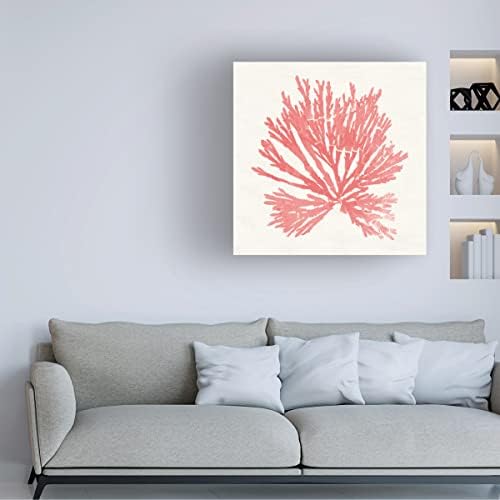 Търговска марка на Fine Art 'Pacific Sea Mosses II Coral' Платно-арт от Wild Apple Portfolio 24x24