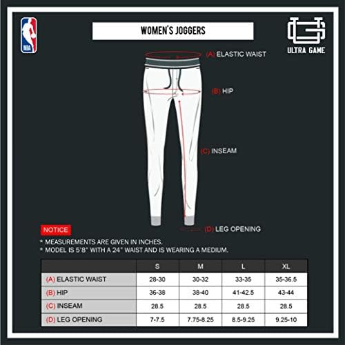 Дамски Спортни панталони за джогинг Ultra Game НБА от активен Отвътре