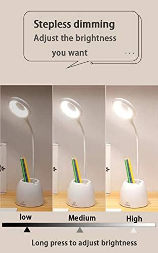 Настолна Лампа Led USB Сензорен лека нощ С Затъмняване лампи за четене за Защита на Очите Многофункционален модул