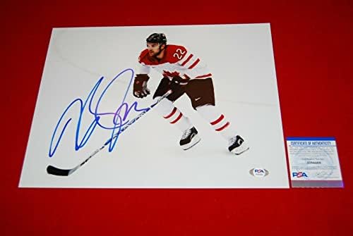 ДАН БОЙЛ Сан Хосе Шаркс КАНАДА, Подписано снимка 11x14 PSA COA 5 - Снимки на НХЛ с автограф