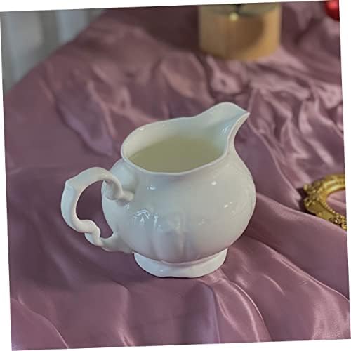Cabilock Следобеден Чай Молочник Кафе Сливочники Бели Керамични Чаши Италиански Чаши За Еспресо Керамична Чиния