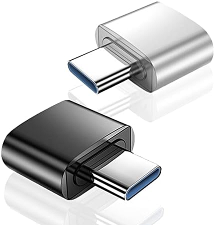 Адаптер FUYIOCN USB C-A USB, 2 Комплекта переходников C USB за свързване на USB устройства с интерфейс Type-c, черно