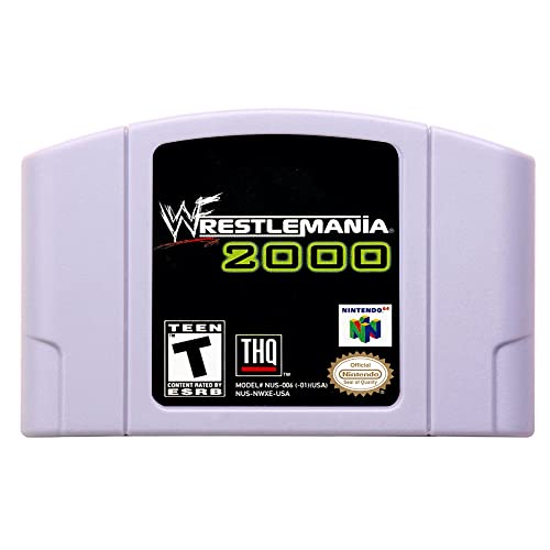Нова Игра Касета N64 WWF WrestleMania 2000 и Американската Версия на NTSC За Игра на карти Конзола N64