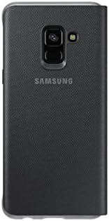Калъф Samsung Neon Flip Case с подсветка за уведомяване по краищата на Galaxy A8 (2018), черен