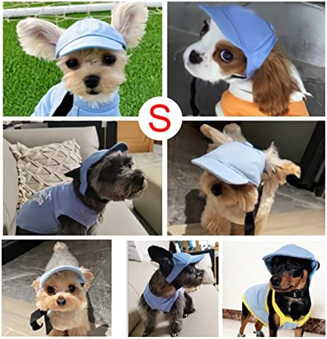 Бейзболни шапки Yikeyo За малки кучета, Очила за кучета, шапка за малки Кученца, шапка От Слънцето за малки кучета