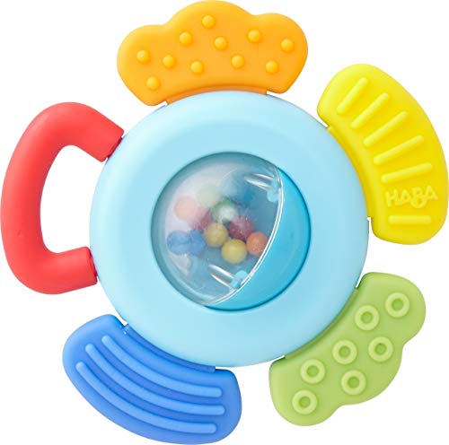 Пластмасова Детска Дрънкалка HABA Цвят и Играчки За никнене на млечни зъби