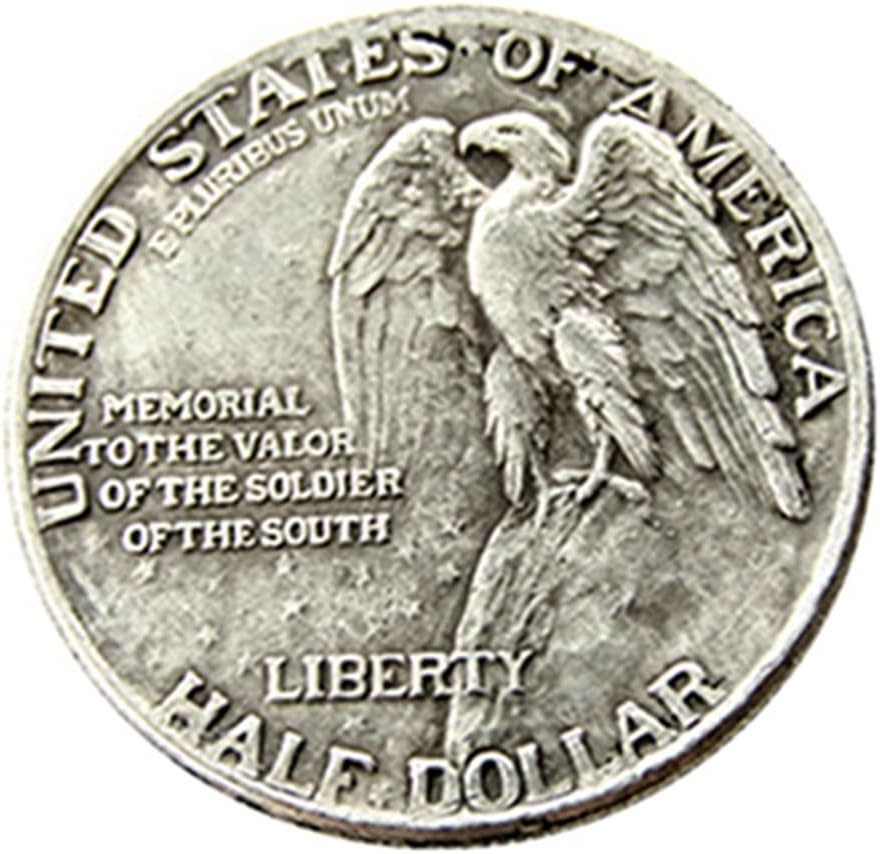 Възпоменателна Монета в Полдоллара САЩ 1925 Камък Чуждестранна Копие Посеребренный Източник