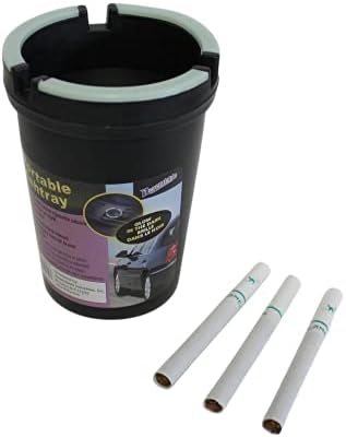 Пепелник за цигари с самозатухающим окурком от 4 опаковки, светещ в тъмното, под формата на чаши - Ведерко за бъчви