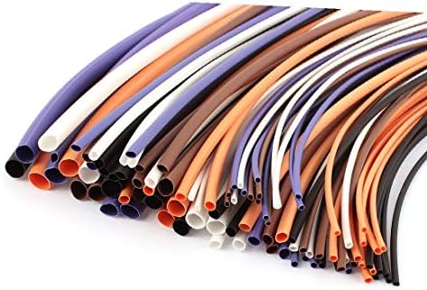 Нов Lon0167 100шт 7,87 Дължина, Различни цветове и размери, комплект кабели за увиване на свиване тръба (100 бр
