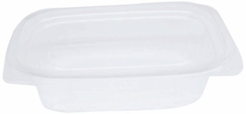 Избор-Pac L1D-2008 Правоъгълен контейнер за студените деликатеси от полиетилен терефталат, състоящ се от 2 части, дължина 5-7 / 8 см, широчина-5 см, височина 1-3 / 8 инча, прозра?