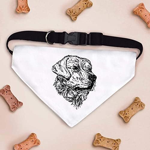 Шарена кърпа Azeeda Large 'Dog Head' за кучета/Котки/Домашни любимци (PD00009954)