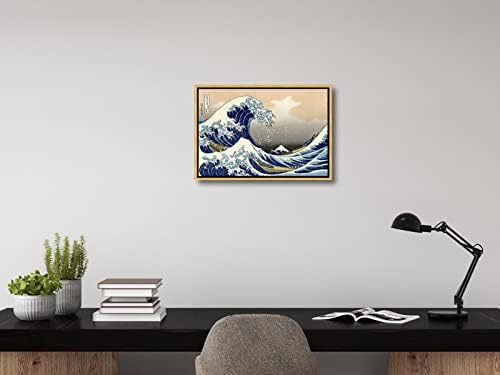 Wieco Изкуството В Рамка Изкуството на Великата вълна Канагавы Кацусика Хокусай Giclee Печат върху Платно Стенно