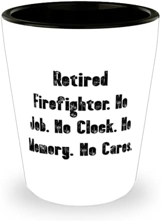 Вдъхновяващи Пожарникар, пожарогасител на пенсия. Няма работа. Часа няма. Никакви Спомени. Без Притеснения, Выпускная