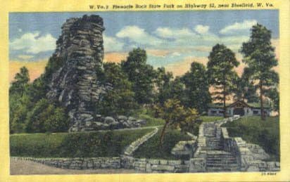 Пощенска картичка от Блуфилда, Западна Вирджиния