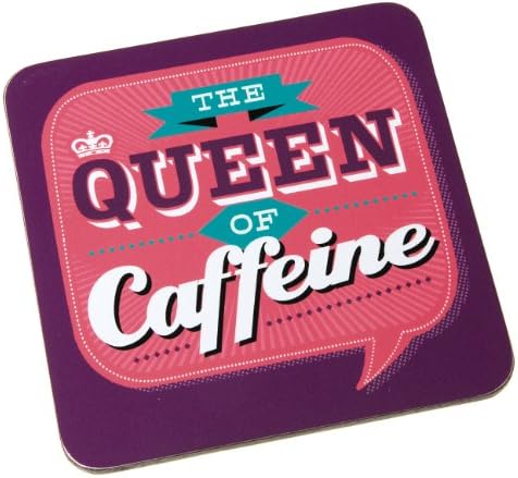Обратната чат Backchat Кралицата на кофеин поставка за Чаши