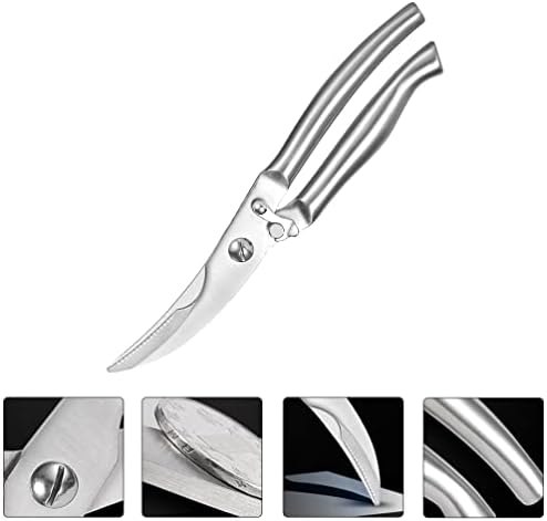 Luxshiny Кухненски Ножици Тежки Ножица за птици Тежки Хранителни Ножици Многофункционален Нож за Рязане на Пиле