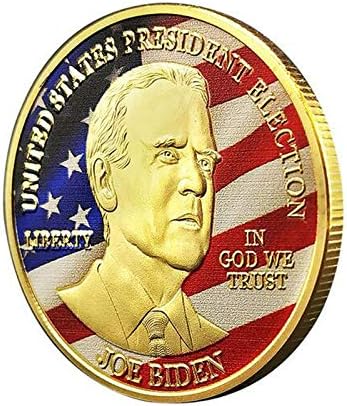 Възпоменателна монета-предизвикателство 46 -ти Президент на САЩ Джо Байдену по време на президентската кампания