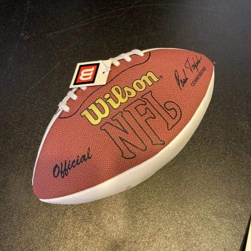Ахман Грийн Подписа Футболна топка Wilson NFL с Автограф на Грийн Бей Пакърс JSA COA - Футболни топки С Автографи