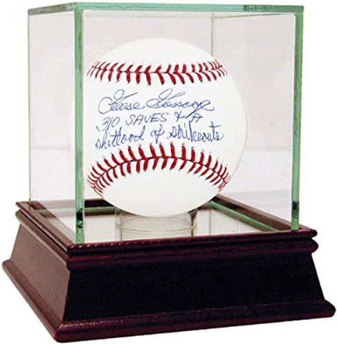 Гъска Госсейдж подписа договор с MLB Бейзбол с надпис 310 сейвов и дохрена страйкаутов Insc. - Бейзболни топки с