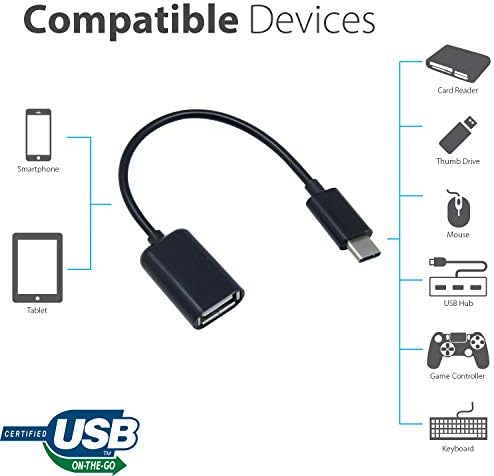 Адаптер за USB OTG-C 3.0 е обратно Съвместим с вашия LG LG XBOOM Go PL2S за бързи, надеждни за използване на мултифункционални
