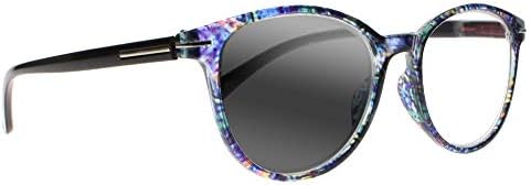 Бифокални Дамски Очила За Четене С кутия пролетта Панти, Преходен Фотохромный Слънцезащитен Карти UV400