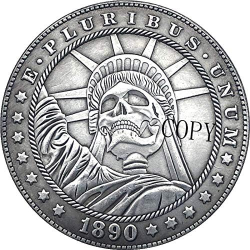 Скитник Никел 1890-Кубовая Монета в щатски Долари Морган Вид Копия на Монети 209 Подаръци за колекционери