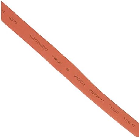 Aexit 7 мм Червена Окабеляване и Свиване на Съединителната Тръба Свиване Тръба 2 м 6,6 фута
