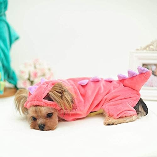 Гореща разпродажба, костюм на куче-динозавър за Хелоуин, hoody с участието на Динозавър за малки кучета (X-Small