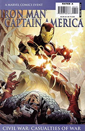 Iron man / Капитан Америка: Жертви на войната #1Б VF / NM ; Комикс на Marvel