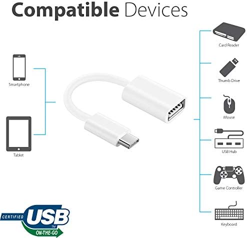 Адаптер за USB OTG-C 3.0, съвместим с вашия LG 29WP50S-W, осигурява бърз, доказан и многофункционално използване