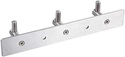 Закачалка за закачалки Sagmoc от матирано никелевого 8-инчов полотенцесушителя＆ Закачалка за ключове Стенни с 3-ма