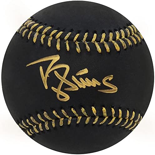 Играта топката Rawlings Black MLB с автограф Дэррила Строберри - Бейзболни топки с автографи