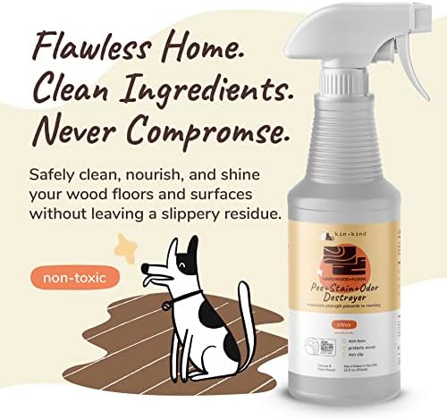 Средство за премахване на миризма от домашни животни kin + kind за дома - Дезодорант за боклук, Спрей за премахване