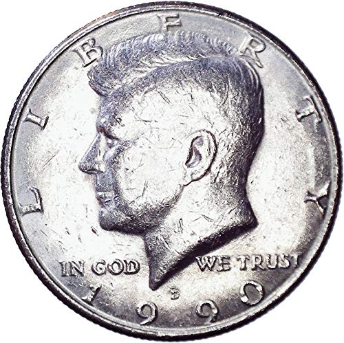 1990 D Кенеди полдоллара 50 цента е много добре