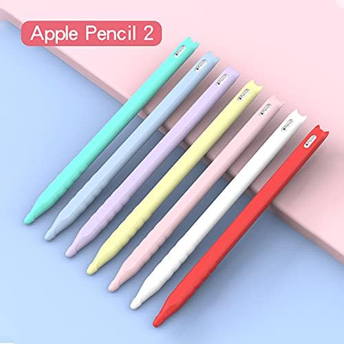 AIPNIS Персонални Потребителско име / текст, който е Съвместим Силиконов Защитен калъф Apple Pencil 2-ро поколение,