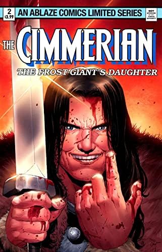 Киммериец: Дъщеря на ледената покривка гиганта #2D VF / NM; Пламнал комикс | Conan