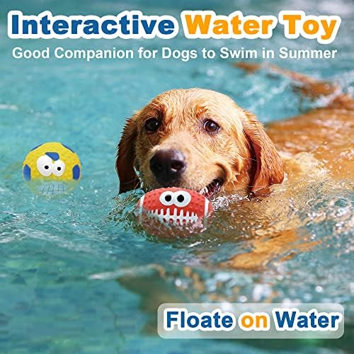 METUTMTO Писклив Кученце Топката, Набор от Интерактивни играчки за Кучета от 4 Теми, Латексный Кученце Писклив Играчка