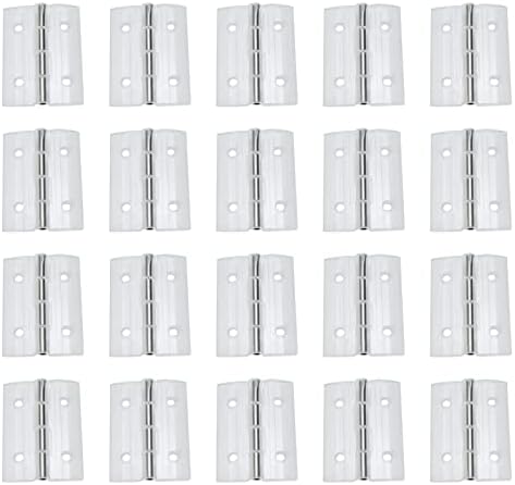 Faotup 20PCS Акрилни Линия 1,35 × 1,77 Инча със Стоманена Полюс, Пластмасови Панти Малки, Прозрачни Акрилни Линия