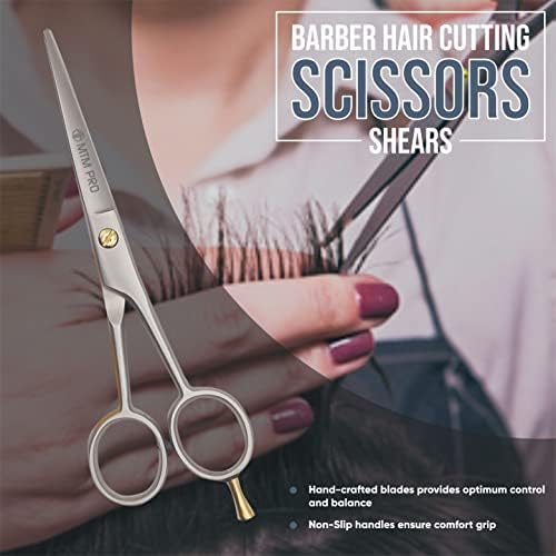 Ножица за подстригване на коса Фризьорски ножици - MTM Pro 6,5-Инчов професионални Ножици за коса - Остри, като