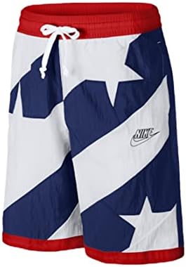 Мъжки баскетболни спортни шорти Nike Dri-Fit Throwback с флага на сащ