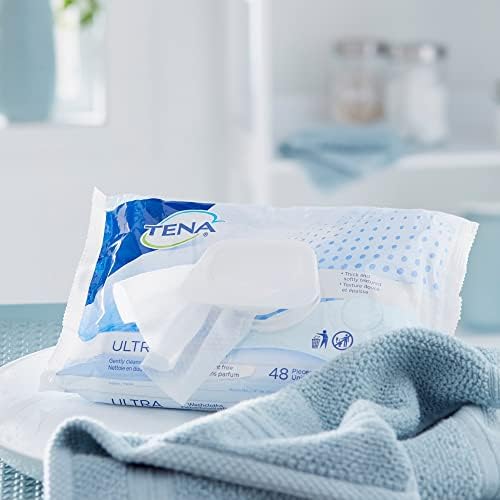 Кърпа за баня TENA Ultra без промивка 7-9/10 X 12,5 65722, 1 Опаковка (и) = 48 кърпички
