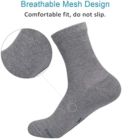 Чорапи за джогинг Billion Feet Quarter, Дишащ Мрежест комфортен Чесаный памук, Дамски чорапи 5-10 размер (6 двойки)