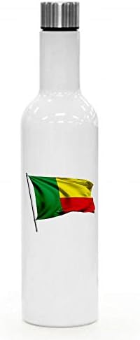Най-добрата изолирано бутилка за вино/вода ExpressItBest в 25 унции - Флаг Бенин (Beninese) - Изобилие от възможности