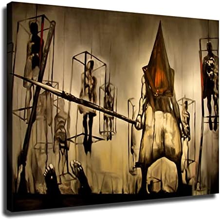 Стенен Декор Silent Hill - Тъмно Главата на Злото Плакат Стенни Художествена Печат Картина на Платно Декор за Хола