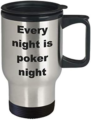 Пътна Чаша За Покер – Забавно Саркастическая Идея за Подарък От Новост утайка от чаша за Чай От Неръждаема Стомана