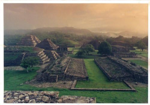 Мексиканска Пощенска Картичка Археологическа Зона Таджин Папантла В Веракрусе